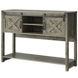Farmhouse Entryway Table with Storage, 46" Console Table