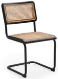 Kano Natural Rattan Mid Century Modern Dining Chair - Stylish Accent for Contemporary Spaces