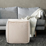 Square Pouf Barbet Natural