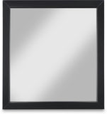 Marisol Black Mirror - Contemporary Elegance with Rich Black Finish for Modern Bedroom Décor