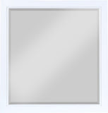 Marisol Contemporary Mirror with Rich Black Finish and Brushed Gold Accents for Modern Décor
