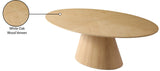 Gavin Oval Dining Table with Mid Century Design - Perfect for Stylish Entertaining in Any Space