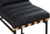 Burke Bar Stool - Stylish Contemporary Counter Stool with Soft Upholstery and Sturdy Metal Frame
