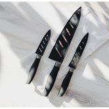 Titan 3-Piece Kitchen Knife Set - Black
