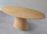 Gavin Oval Dining Table with Mid Century Design - Perfect for Stylish Entertaining in Any Space