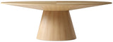 Gavin Oval Dining Table with Mid Century Design - Perfect for Stylish Entertaining in Any Space