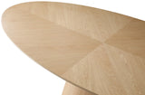 Gavin Oval Dining Table with Mid Century Design - Perfect for Stylish Entertaining in Any Space