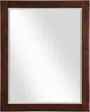Maxine Contemporary Mirror with Rich Black Finish and Brushed Gold Accents for Elegant Decor