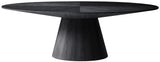 Gavin Oval Dining Table - Mid-Century Modern Design in White Oak for Stylish Dining Spaces