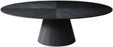Gavin Oval Dining Table - Mid-Century Modern Design in White Oak for Stylish Dining Spaces