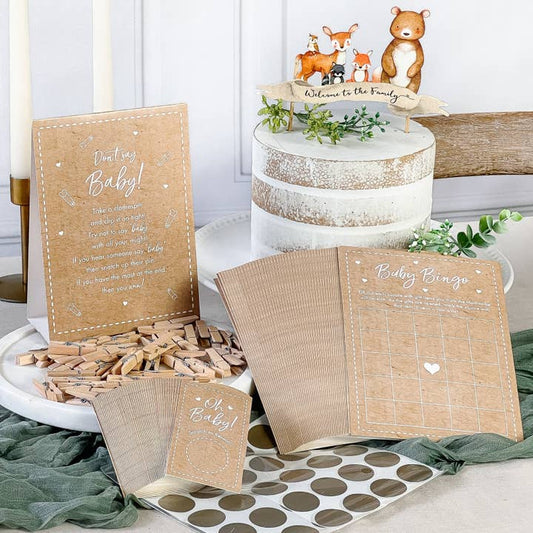 Kraft Baby Shower Game Set for Fun Celebrations