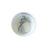 Japanese Ceramic Vegetable Pattern Bowl