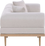 Laguna - 2 Piece Resilient Water Resistant Fabric 71" Upholstered Outdoor Patio Modular Loveseat
