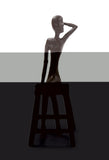 Sitting Beauty Aluminum Sculpture