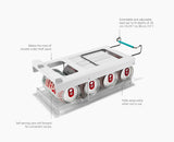 FridgeStore™ Pack of 2 Under-Shelf Can Dispenser
