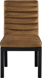 Evelyn - Dining Chair With Black Legs - Saddle