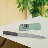 BergHOFF Leo Graphite Two-Stage Knife Sharpener, Sage