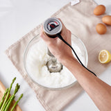 BergHOFF X5 Pro Stainless Steel Handheld Food Processor With 5 Multifunctional Blades, 1000W, 18000 RPM, 13ft Cord, 16-Speed Control