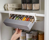 CupboardStore™ Grey Under-shelf Spice Rack