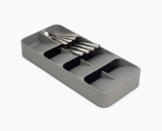 DrawerStore™ Large Grey Cutlery Organiser