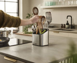 Surface™ Tiered Stainless-steel Utensil Pot