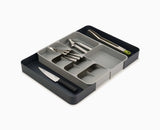 DrawerStore™ Grey Expanding Cutlery, Utensil & Gadgets Organiser