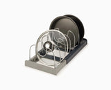 DrawerStore™ Grey Expanding Cookware Organiser