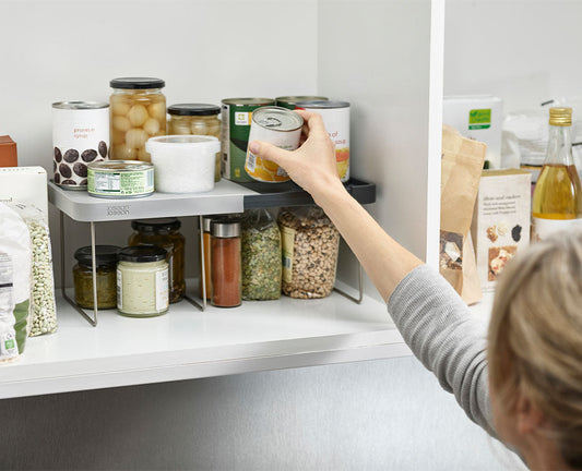 CupboardStore™ Expandable Grey Shelf