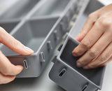 Blox™ 10-piece Grey Drawer Organiser Set
