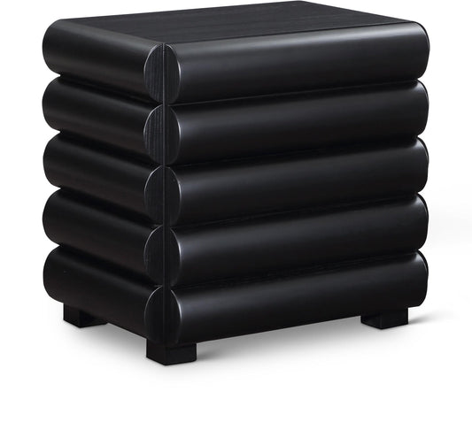 Maverick Side Table - Exquisite Ash Veneer Night Stand with Timeless Elegance for Any Room Decor