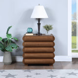 Maverick Side Table - Exquisite Ash Veneer Night Stand with Timeless Elegance for Any Room Decor