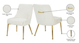 Ace Velvet Dining Chair Set (Set of 2)