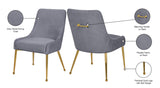 Ace Velvet Dining Chair Set (Set of 2)