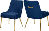 Ace Velvet Dining Chair Set (Set of 2)