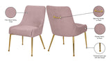 Ace Velvet Dining Chair Set (Set of 2)