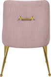 Ace Velvet Dining Chair Set (Set of 2)