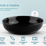 Kook Ceramic Pasta Bowls 40 oz, Set of 4