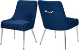 Ace Velvet Dining Chair Set (Set of 2)