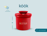 Kook Ceramic French Butter Keeper Dish