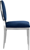 Carousel Velvet Dining Chair Set - Modern Gold Stainless Steel Frame with Plush Comfort Design