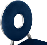 Carousel Velvet Dining Chair Set - Modern Gold Stainless Steel Frame with Plush Comfort Design