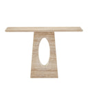 Demi Travertine Console Table