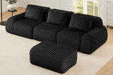 LAURENT 114" 3-Seater Sofa with 1 Ottoman