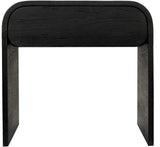 Cresthill Mid Century Night Stand - Stylish Curved Design with Durable Solid Wood and Ample Storage