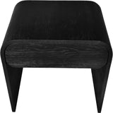 Cresthill Mid Century Night Stand - Stylish Curved Design with Durable Solid Wood and Ample Storage