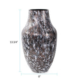 Zynsky Art Glass in Deep Mocha Brown- Short
