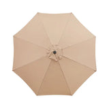 9 ft Patio Umbrella with Crank & Tilt, 8 Steel Ribs