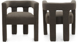 Athena Contemporary Accent Chair - Elegant Minimalist Design for Dining and Relaxation Comfort