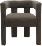 Athena Contemporary Accent Chair - Elegant Minimalist Design for Dining and Relaxation Comfort