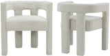 Athena Contemporary Accent Chair - Elegant Minimalist Design for Dining and Relaxation Comfort